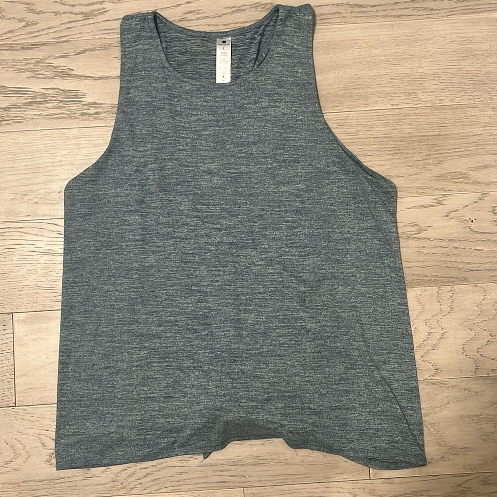 90 degree by Reflex Blue Green Tank Top Tie Back Size Large